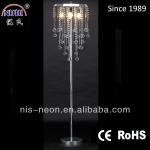 Modern crystal chandelier freedom glass beads decorative Floor lamp for living room 122007-1