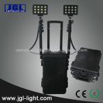 rechargeable remote area led work light 72W indoor portable military Police equipment