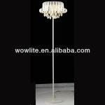 2013 newly white modern crystal chandelier floor lamp L1475-9