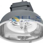 Induction high bay lamp with high-purity tension aluminum shade