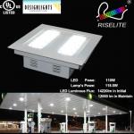 DLC/ES -UL-e40 led canopy light-150 Watt-12000Lumen-120Deg-120/277Volt-ip66 led canopy -outdoor canopy light