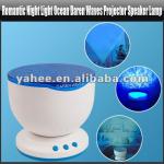 Romantic Night Light Ocean Daren Waves Projector Speaker Lamp, YGA425A