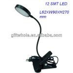 USB flexible led clip lighting with 12 SMT LED