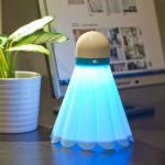 Creative Badminton Night Light LED light, USB Charge Small Table Lamp
