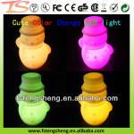 Novelty Soft pvc color changing LED night lights for children W/ CE-TS-B012