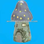 mushroom ceramic night light for home decoration