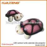 LED cartoon turtle calender star projector