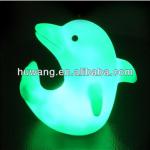 dolphin shape PVC Material RGB Color Changing LED Night Lamp