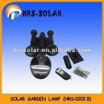 10pcs high bright LED, solar garden spot light with remote control (HRS-0202B )
