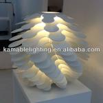 Modern High Quality Decoration House Home Hotel Ivory Aluminium Table Lamp