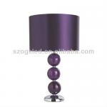 Glass Ball Decorative Metal Base Modern lounge table lamp