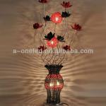 handmade aluminium wire modern popular table lights (leaf flower) XLY-T-017