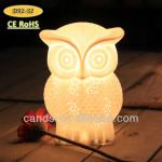 Owl Lamp Porcelain Indoor Desk Lamp
