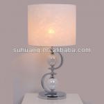 Glass Modern table lamp ( masa lamba) Iron base desk lamp