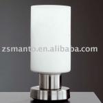 100% Hot sell and promotion glass table lamp,metal base