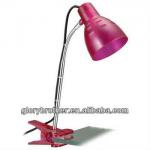 clip desk lamp e27 with Aluminum arm , cute desk lamps