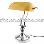 CE certificate classic indoor solid brass banker lamp