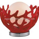 zhongshan half round shape red able lamp