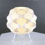 KST-011 New PP material table lamp, for bedroom, white &amp; colourful, concise, modern