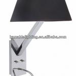 LED wall lamp with fabric shade/wall reading lamp hotel