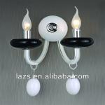 New Arrival Modern Black Glass Wall Lamp