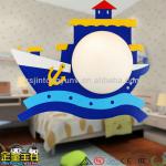 Blue Pirate ship Modern Indoor Children Wall Lamp