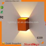 Elegant aluminum led up and down wall light lamp/modern wall light/led wall lamp with CE/Rosh