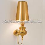 2014 Hot Sale Popular Classic Simple and Creative White Fabric Modern Wall Sconce Model NO: SH01WLFB0084-G-L
