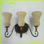 antique design 3 light wall lamp