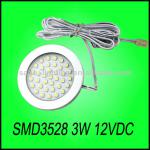 12V DC 3W Recessed LED Cabinet Light