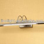 Fluorescent T5 satin nickel mirror light