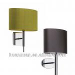 hottest 2013 oval hotel olive wall lamp/wall light ,more color shade