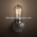 Cage Filament Industiral Wall Light with Edsion Bulb