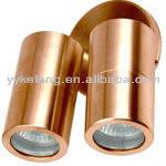 Wall spotlight adjustable solid copper twin heads wall spot light outdoor or indoor