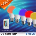 LED bulb RGB A60 4W remote controller led light