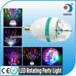 b22 e27 3W full colour lamp led disco/led party lights home party disco lighting