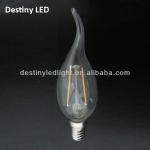 Super bright LED filament bulb E14 E27C35 base candle bulb 220V 1.8W