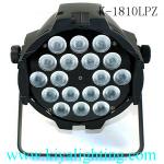 2013 High Brightness18pcs led rgbw 10w RGBW 4 in 1 LED Par Lighting