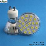 gu10 led spotlight 2w glass