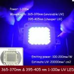 uv led 365nm 380nm uv led high power led