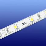 UL listed 3 years guarantee 8mm Width PCB 60PCS 3528 SMD/M Non-Waterproof LED Strip(Color:White)