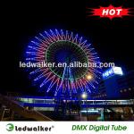 DMX RGB Led digital tube for outline of the building and club