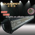 DOUBLE ROW 300W CREE LED LIGHT BAR SPOT FLOOD COMBO BEAM FOR OFFROAD JEEP TRUCK