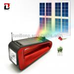 New arrival unique solar flashlight with hand crank, radio, charger