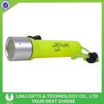plastic professional underwater diving flashlight