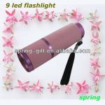 High quality 9 led flashlight