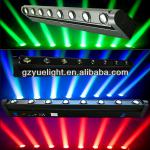 8x10W 4in1 RGBW Linear Beam rotation bar moving head led scan light