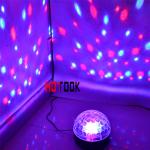 LED RGB Crystal Magic Ball Effect Stage Lighting Disco DJ Light