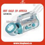 Portable solar led dynamo flashlight
