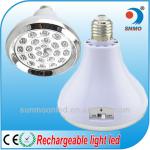 E27 B22 rechargeable led bulb with remote control led rechargeable bulb